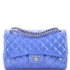 Chanel Jumbo Classic Double Flap Bag Quilted Patent